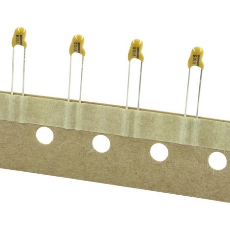 TANCAP CA42-106M035AA Tantal-Kondensator THT 2.5 mm 10 µF 35 V 20 % (B x H) 6 mm x 14 mm 1 St.