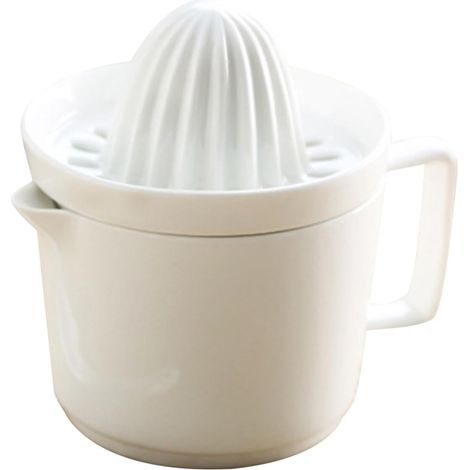 Extracteur de jus manuel portatif, filtre à pression manuelle en céramique, blanc (1/5)