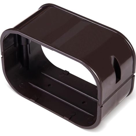 Kit de couverture de ligne en PVC - Accessoires pour climatiseurs (raccord de 10,2 cm, marron) (1/4)