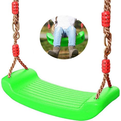 Balançoire de jardin pour enfants vert 44 x17 x 7,5 cm (1/5)