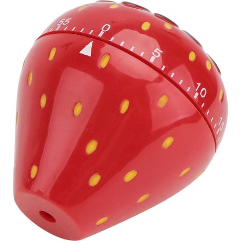 CLISPEED Strawberry Mechanical Kitchen Timer Minuteur Cuisine à Alarme (1/5)