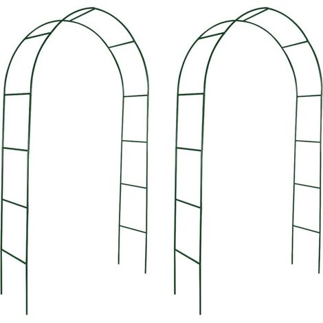 Garden Arch 2 pcs Climbing Plants vidaXL (1/6)