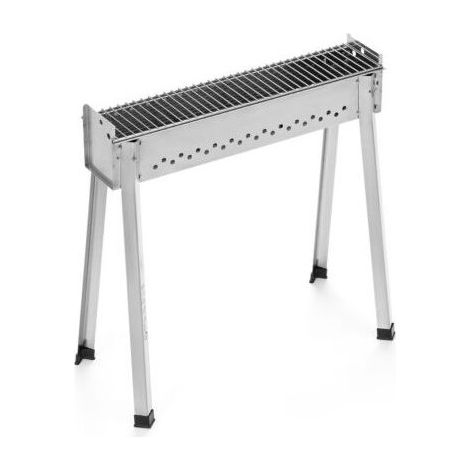 Barbecue Rustella per arosticini 66 cm in acciaio inox