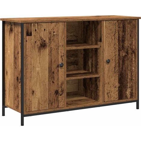 Buffet  Meuble de rangement Bois ancien 100 x 35 x 70 cm (1/5)