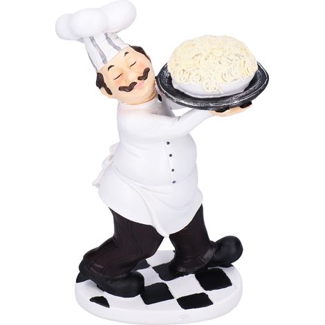 niedliche, dekorative Kochfigur in Form eines Mini-Kochs (1/5)