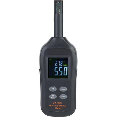 Zoternen UA963 Thermomètre hygromètre numérique avec point de rosée et température du bulbe humide (1/4)