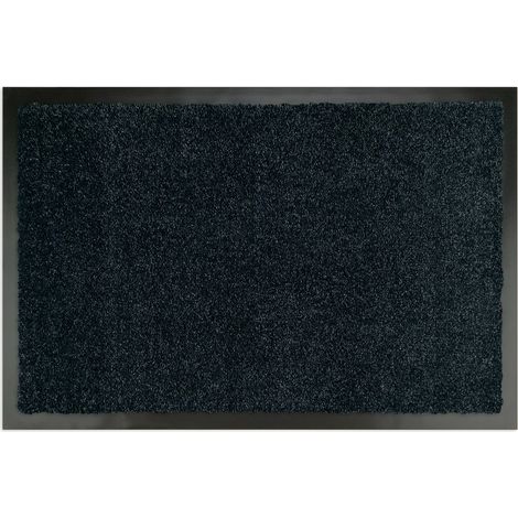 WOHNDIRECT Fußmatten für Innen & Außen TÜRMATTE - 1 Stück 70x120 cm, Schwarz