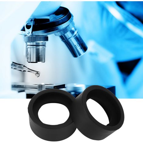 Une paire de protections oculaires pour oculaires de microscope stéréo de 32 à 36 mm (1/5)