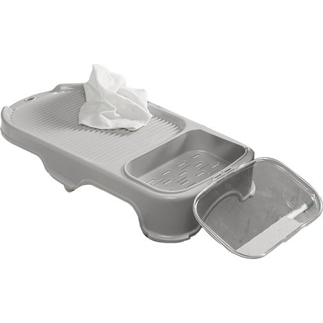 Mini planche à laver 2 en 1, linge Portable avec porte-savon pour vêtements ménagers (1/5)