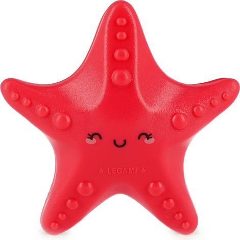 Legami - Set di 4 Picchetti Ferma Telo Mare, da Impiantare nella Sabbia o in Terreni soffici, Impediscono al Telo di Volare via, Resistenti, 6,5x17 cm, Tema Starfish (1/3)