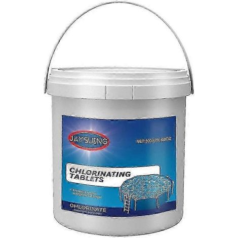 Comprimés nettoyants pour piscine Jaysuing, comprimés multifonctionnels pour un nettoyage instantané et une meilleure qualité de l'eau de votre piscine (1/5)