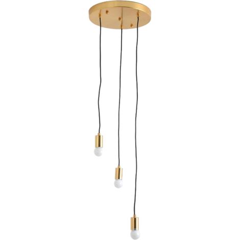 Suspension Design en Métal "Pladon" 120cm Or (1/5)