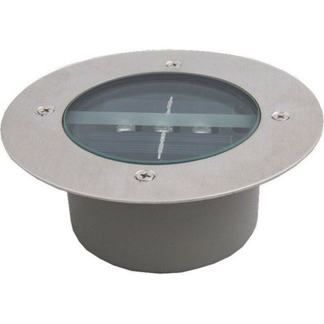 Spot Solaire - 3 LED - Étanche IP65 - Pour Jardin Pelouse Allée Terrasse - Lot de 4 (1/5)