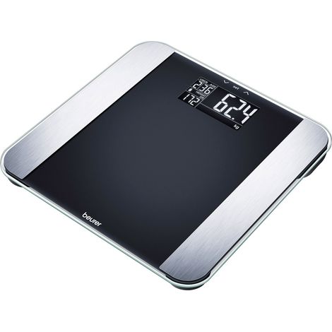 Beurer BF LE Körperanalysewaage 748.17 digital Wägebereich (max.)=150 kg Schwarz, Silber
