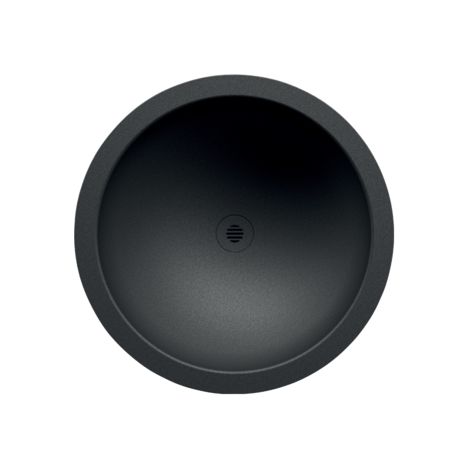 Lavabo da Incasso - Rotondo - 37,5 cm - Acciaio Inox Satinato Lucido - HEMI