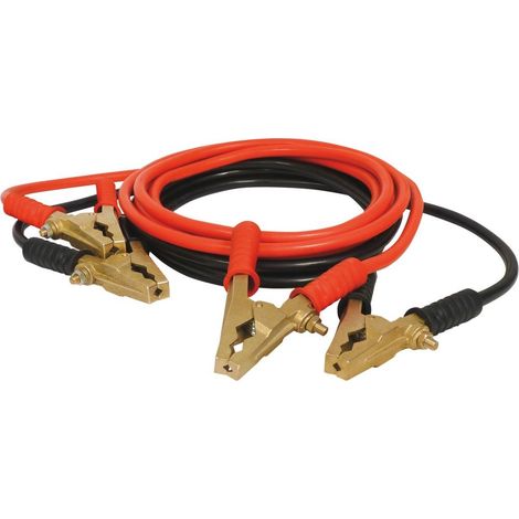 Starthilfekabel Kupfer 50mm2 5m Bronzeklemme 1200a - 04164