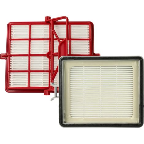 vhbw Set de 2x filtros de aspiradoras compatible con Lux AP11, Intelligence Series, S115 aspiradoras filtro combi+ HEPA (1/4)