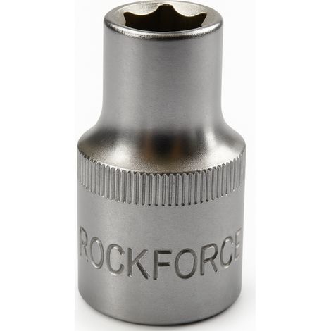 Llave de vaso Rockforce de 1/2" y 6 puntas, 13 mm, Cr-V (1/4)