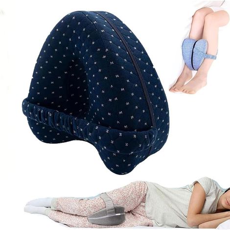 Coussin relève-jambes en mousse à mémoire – Oreiller latéral ergonomique pour sommeil confortable – Réduit douleurs dorsales et sciatiques (1/5)