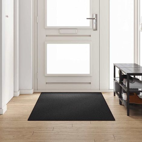 Teppichläufer Anthrazit 100 x 250 cm 100% Polypropylen