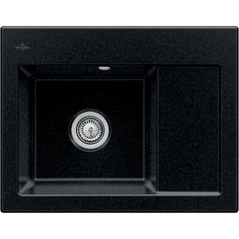 Villeroy & Boch Subway 45 - Lavello in ceramica 65x51 cm, CeramicPlus, cromite 331201J0