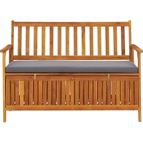 Maison Exclusive - Cassapanca da Giardino 120 cm in Legno Massello di Acacia (1/5)