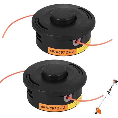 2 Autocut 25-2 Mähköpfe M10x1.0 – Für Stihl FS44 FS55 FS80 FS83 FS85 FS86 FS88 FS90 FS110 FS130 (1/5)