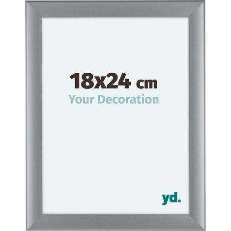 yd. - Cadre photo 48x64 - Argent Mat - MDF - Como (1/5)