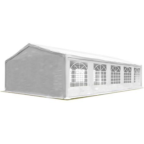 TOOLPORT Marquee 5x10 m gazebo strong PVC 600 N tarpaulin waterproof and quick set-up Partytent (1/4)