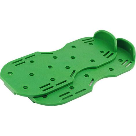 Chaussures d'aération de pelouse, avec Clou, Sandales, aérateurs de pelouse, pour aérer Facilement Les Surfaces de pelouse, Vertes (1/4)