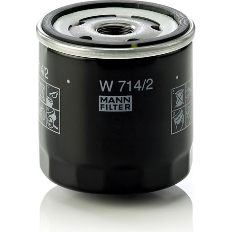 Filtro intercambio para aceite lubrificaci贸n MANN-FILTER W7142