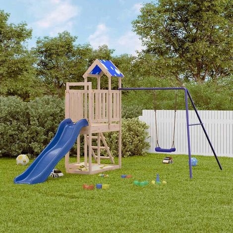 Balançoire enfant : Jeu extérieur avec balançoire, balançoire à disque et nid jeu extérieur enfant, aire de jeu jardin, balançoire enfant , pour jardin, usage domestique , enfant 3-8 ans (1/5)