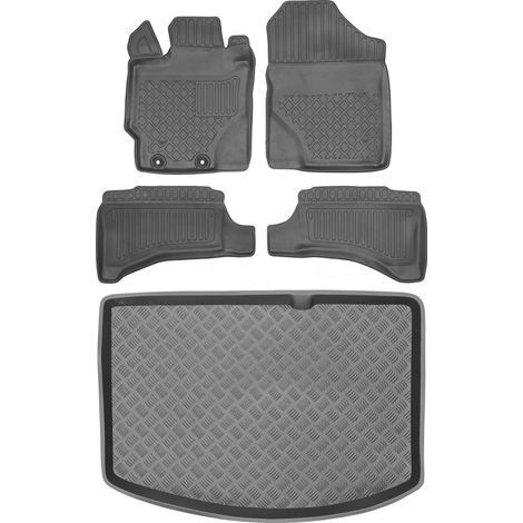 Juego de alfombrillas para coche y maletero para Toyota Yaris III Hatchback (2014-2019) (1/5)