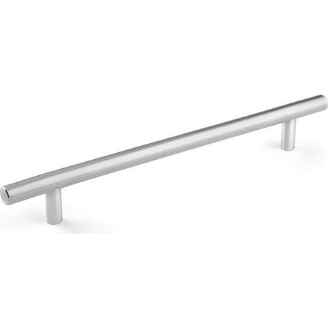 Tirador acero inox TR tubular 160mm muebles y armarios