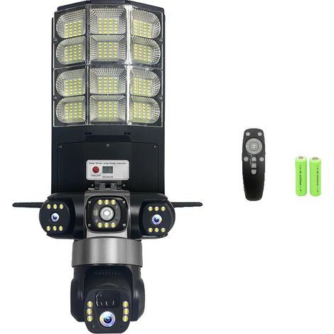 Cámara solar para alumbrado público, resolución de 15 MP, control remoto, solo Wi-Fi. (1/2)