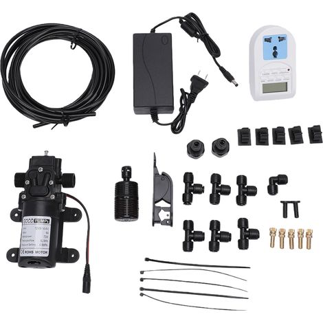 Système de refroidissement par brumisation extérieure avec Kit de pompe, atomisation fine haute pression Portable (1/5)