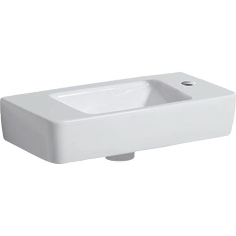Lave-mains Geberit Renova Comp 50 cm plage de dép STP trou de robi droite - GEBERIT 500.927.00.1 (1/2)