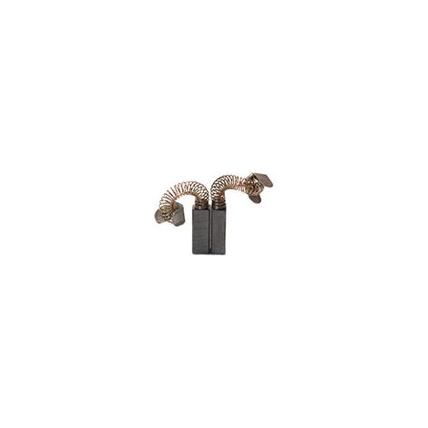 Juego de 2 carbones adaptables para Virutex. Dimensiones: 5 x 6 x 16 mm.