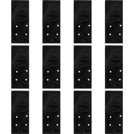 Lot de 100 (25 x 17 x 0,1 cm) sacs de plantation pour plantes en plastique avec trous respirants pour plantes de jardin (1/5)