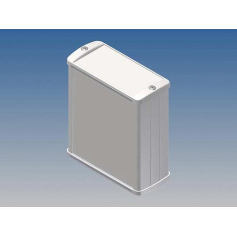Velleman Universelles Aluminiumgehäuse weiß 90x80,5 mm