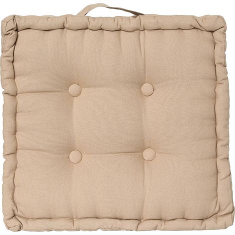 Cuscino da terra Anjali beige 40x40cm - Atmosphera créateur d'intérieur