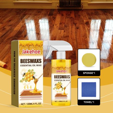 EU-Sicherheitsdatenblatt: Bienenwachsspray zur Holzpolitur – 120 ml + Schwamm + Handtuch -- BIEMMEDUE (1/5)