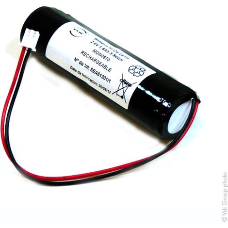 NX - Batterie eclairage secours 2x SC VNT 2S1P ST4 2.4V 1.6Ah JST