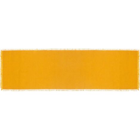 Chemin de Table "Maha" 38x140cm Jaune (1/3)