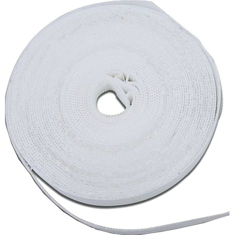NASTRO A STRAPPO 'ASOLA' A CUCIRE IN VELCRO DA2010 - h. mm 20 x mt 50 - bianco- 50 mt  - EMMEBI