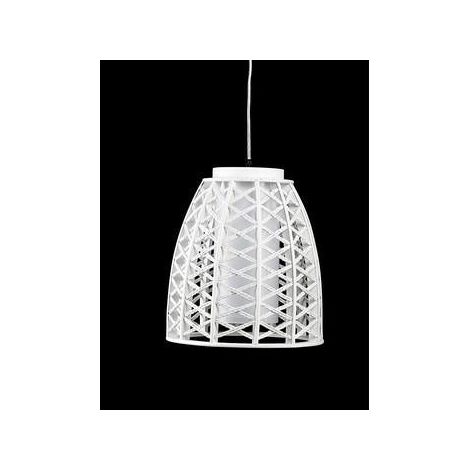 LAMPADARIO TONDO BIANCO diametro cm 31x34,5 h