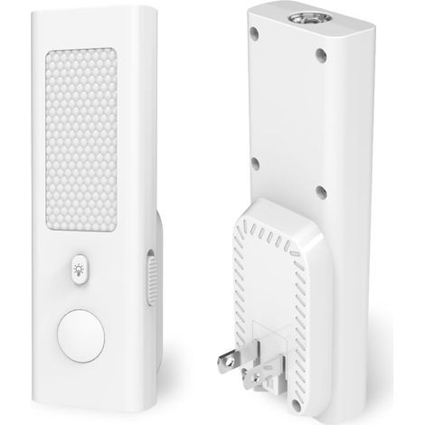 Luce notturna intelligente con sensore di movimento – Luci notturne automatiche ricaricabili 5 in 1, torcia elettrica di emergenza portatile e da collegare alla presa (1/5)