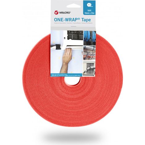 VELCRO® ONE-WRAP® Klettband 25m und 10 mm breit orange (VEL-OW64111)