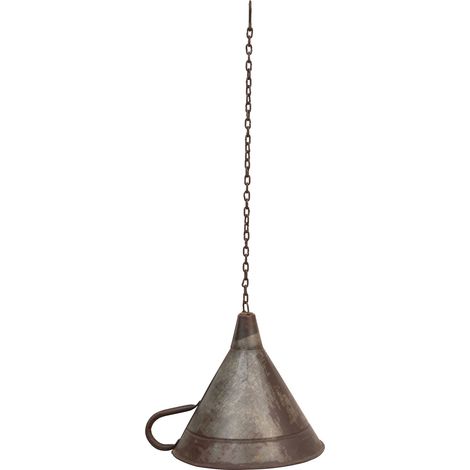 Lustre de salon classique en fer 34x29x30 cm lustres de plafond Vintage lustre de cuisine classique forme d'entonnoir