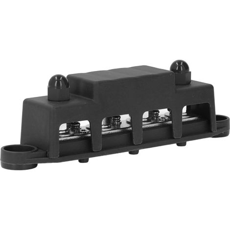 Barre omnibus M8 à 4 positions adaptée aux camping-cars et aux yachts, 48 V CC 250 A, noire. (1/5)